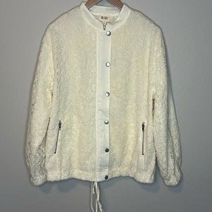 Cream color lace jacket
